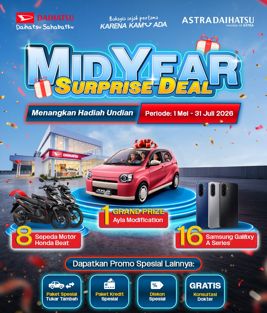 Promo Midyear 2026 Hadiah Utama Ayla Modifikasi