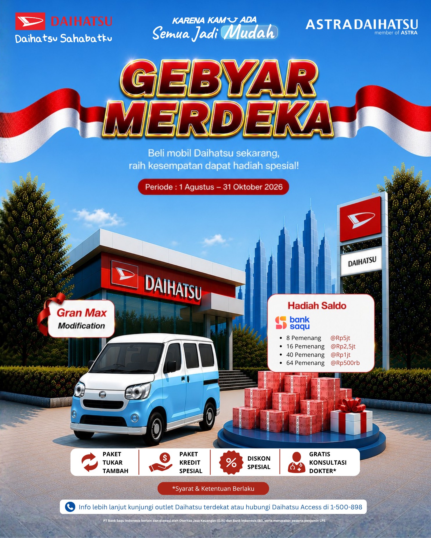 gusti gebyar merdeka astra daihatsu banjarbaru banjarmasin palangkaraya sampit